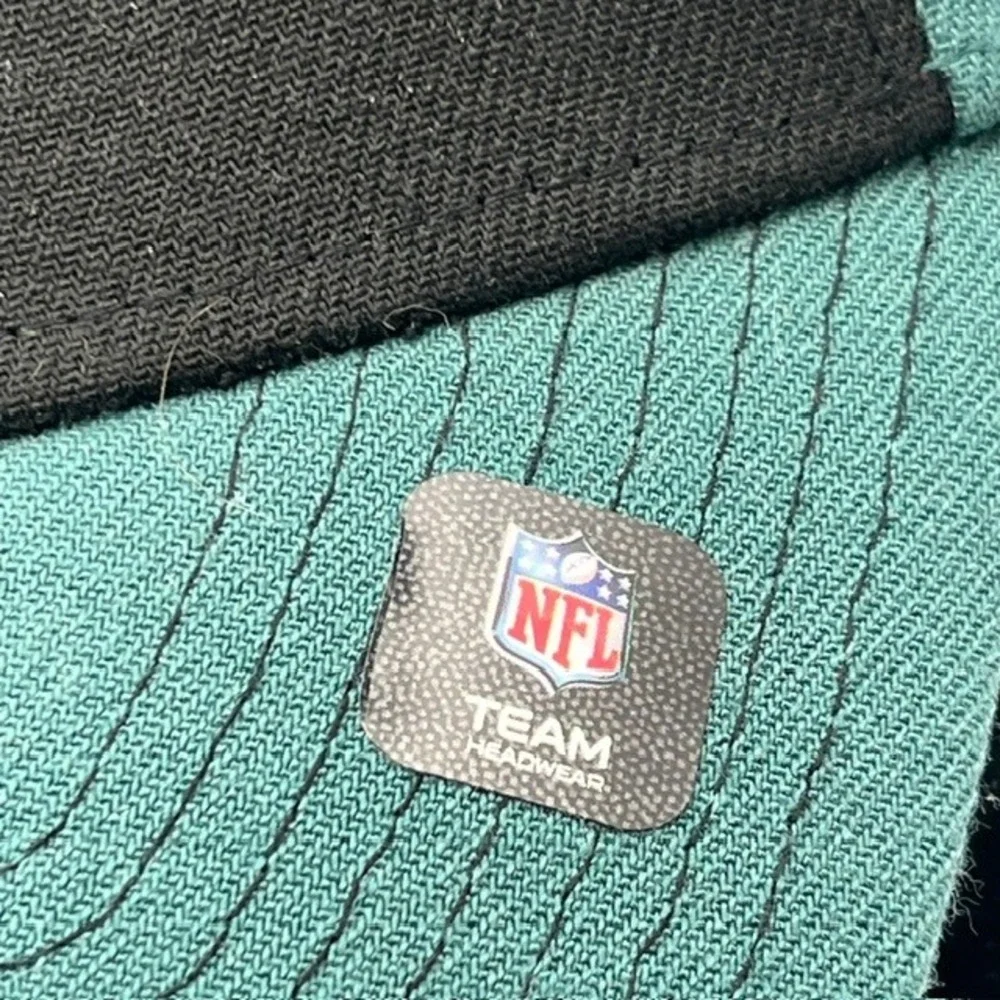 New Era‎ Philadelphia Eagles 39THIRTY NFL Hat Mens Medium Large Green Black Cap